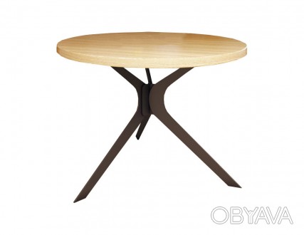 Стол Хард 100x100x70 Металл-Дизайн (Metall-Disign)Круглый стол ХардМатериал стол. . фото 1