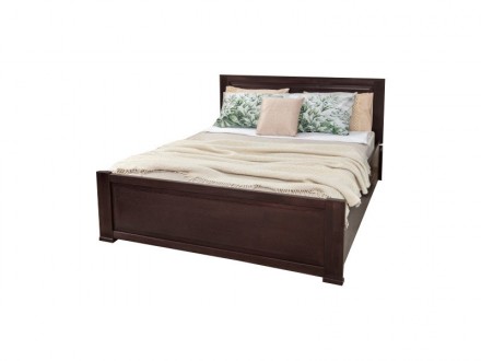 Кровать Оксфорд с филенкой и подъемной рамой 180 Олимп (Olimp)Деревянная кровать. . фото 2