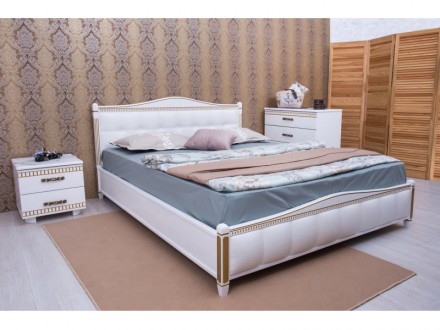 Кровать Прованс с мягкой спинкой квадраты 180 Олимп (Olimp)Кровать ПровансМатери. . фото 3