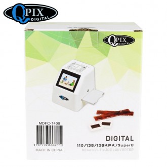 Слайд сканер фотопленки слайдов негативов QPIX DIGITAL FS610Этот компактный скор. . фото 5
