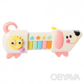 Пианино детское, в форме собачки, розового цветаВид КлавишныеДетский возраст 3 г. . фото 1