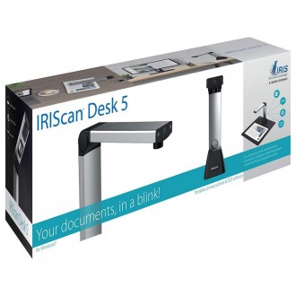 IRIScan Desk 5, настольный сканер с питанием от USB, сканирует ваши книги и доку. . фото 5