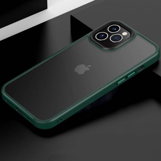 TPU+PC чехол Metal Buttons для Apple iPhone 13 Pro (6.1") (Черный). . фото 3