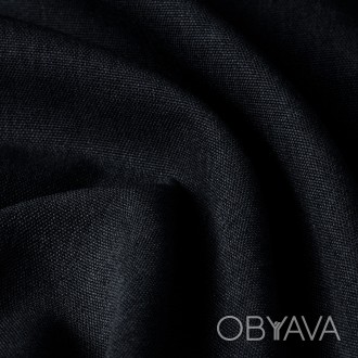 Блекаут рогожка чорного кольору Туреччина. . фото 1