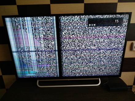 Динамики сняты с телевизора Sony KDL-40W605B с механическим повреждением матрицы. . фото 8