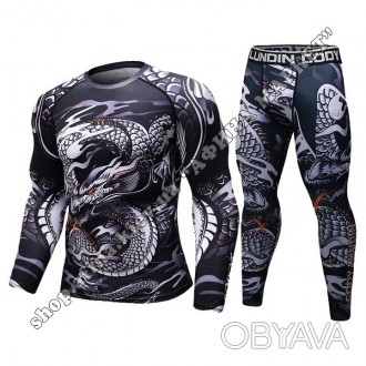 Купить Rashguard + леггинсы для детей. Рашгард с длинным рукавом Dragon Cody Lun. . фото 1