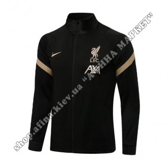 Купить спортивный костюм футбольный для мальчика Ливерпуль 2021-2022 Black Nike . . фото 3