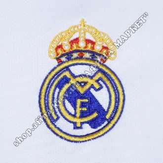 Детская футбольная форма Реал Мадрид 2021-2022 домашняя Adidas длинный рукав . К. . фото 7