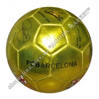 Футбольный мяч Барселона размер 5 в Киеве, цвет золото. ✓ Наличие гарантировано . . фото 5