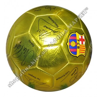 Футбольный мяч Барселона размер 5 в Киеве, цвет золото. ✓ Наличие гарантировано . . фото 6