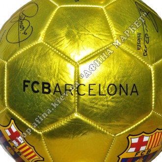 Футбольный мяч Барселона размер 5 в Киеве, цвет золото. ✓ Наличие гарантировано . . фото 9