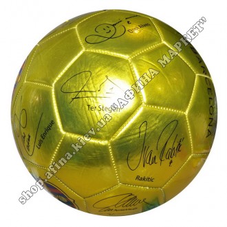 Футбольный мяч Барселона размер 5 в Киеве, цвет золото. ✓ Наличие гарантировано . . фото 7
