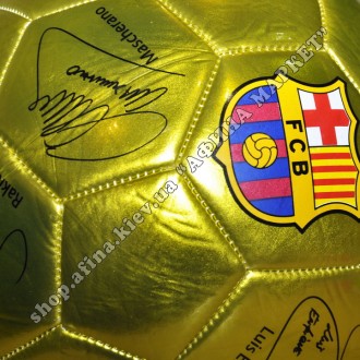 Футбольный мяч Барселона размер 5 в Киеве, цвет золото. ✓ Наличие гарантировано . . фото 4