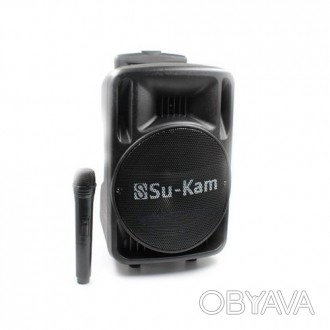 Мощнейшая маленькая колонка Su Kam Bt100D позволит устроить дискотеку или караок. . фото 1