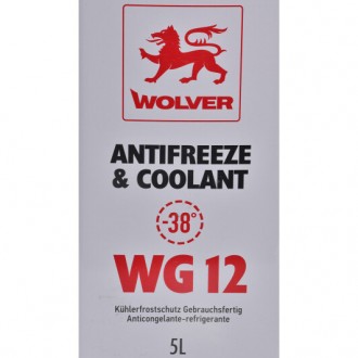 Готовый антифриз Wolver Antifreeze & Coolant WG12 G12 красный. . фото 3
