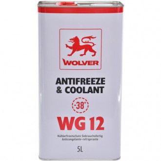 Готовый антифриз Wolver Antifreeze & Coolant WG12 G12 красный. . фото 4