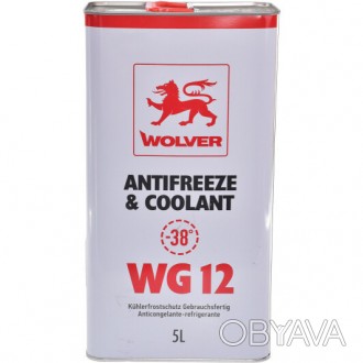 Готовый антифриз Wolver Antifreeze & Coolant WG12 G12 красный. . фото 1