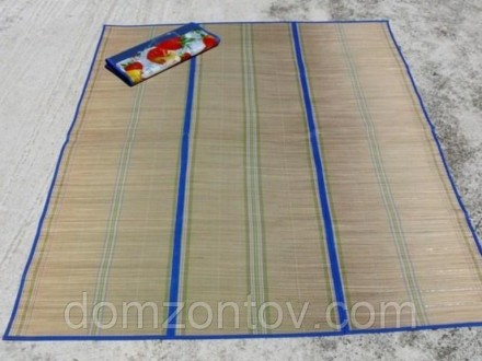  
Одинарний пляжний килимок з ручками для перенесення. У розгорнутому вигляді 17. . фото 4