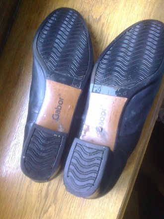 Туфли черные производство Сabor, на шнурочках, очень очень мягкая кожа, маленьки. . фото 3