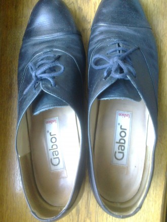 Туфли черные производство Сabor, на шнурочках, очень очень мягкая кожа, маленьки. . фото 2