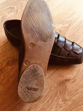 Туфли весна-лето,
Страна бренда: Германия; RIEKER
Цвет: коричневый;
Верх обув. . фото 3