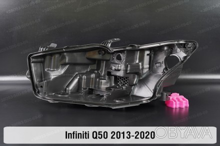 Новый корпус фары Infiniti Q50 V37 (2013-2024) I поколение левый.
В наличии корп. . фото 1