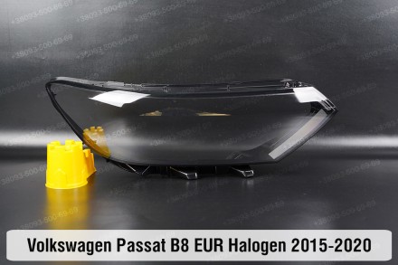 Стекло на фару VW Volkswagen Passat B8 Halogen EUR (2015-2019) VIII поколение пр. . фото 2