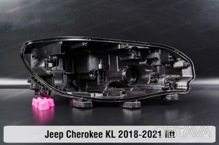 Новый корпус фары Jeep Cherokee KL (2018-2022) I поколение рестайлинг правый.В н. . фото 1