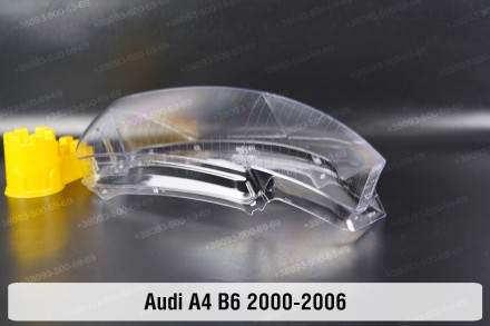 Скло на фару Audi A4 B6 (2000-2006) II покоління праве.
У наявності скло фар для. . фото 7