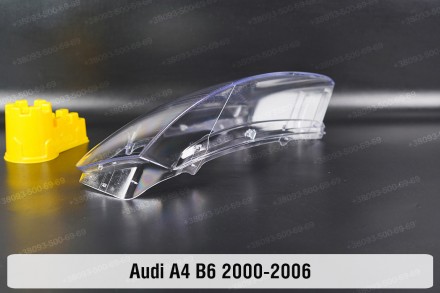 Скло на фару Audi A4 B6 (2000-2006) II покоління праве.
У наявності скло фар для. . фото 5