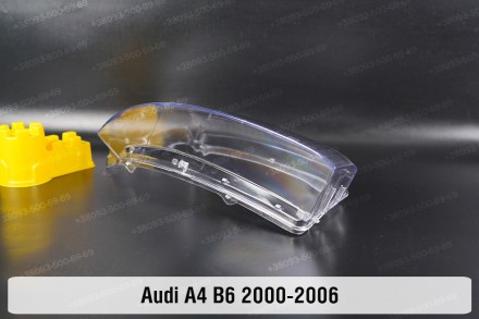 Скло на фару Audi A4 B6 (2000-2006) II покоління праве.
У наявності скло фар для. . фото 3