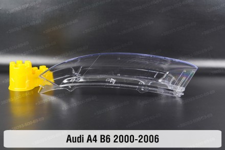 Скло на фару Audi A4 B6 (2000-2006) II покоління праве.
У наявності скло фар для. . фото 9