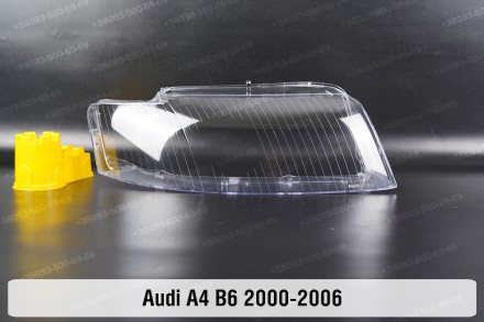 Скло на фару Audi A4 B6 (2000-2006) II покоління праве.
У наявності скло фар для. . фото 2