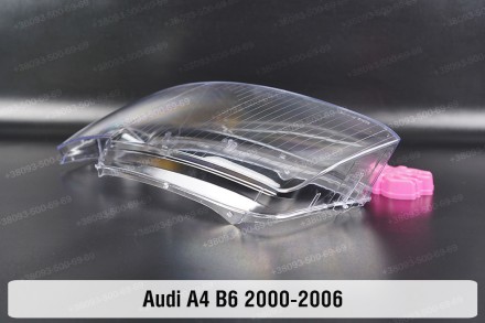 Скло на фару Audi A4 B6 (2000-2006) II покоління ліве.
У наявності скло фар для . . фото 9