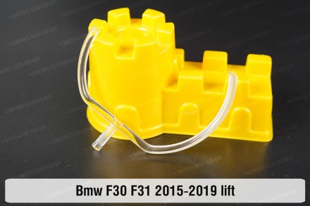 Кільце світловод фари BMW 3 F30 F31 LED (2015-2019) рестайлінг велике зовнішнє I. . фото 3
