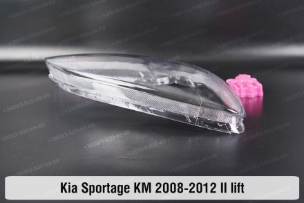 Стекло на фару KIA Sportage KM (2008-2010) II поколение 2 рестайлинг правое.В на. . фото 5