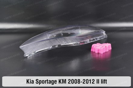 Стекло на фару KIA Sportage KM (2008-2010) II поколение 2 рестайлинг правое.В на. . фото 7