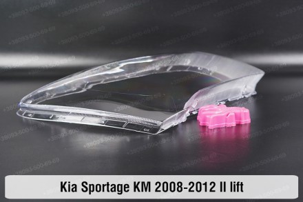 Стекло на фару KIA Sportage KM (2008-2010) II поколение 2 рестайлинг правое.В на. . фото 6