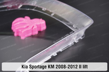 Стекло на фару KIA Sportage KM (2008-2010) II поколение 2 рестайлинг правое.В на. . фото 8