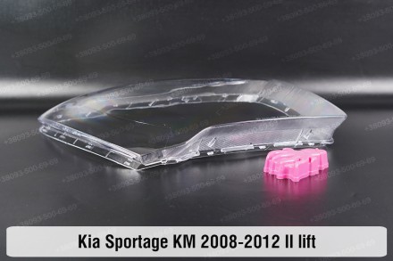 Стекло на фару KIA Sportage KM (2008-2010) II поколение 2 рестайлинг правое.В на. . фото 4