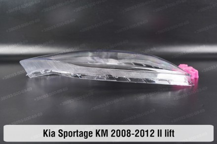 Стекло на фару KIA Sportage KM (2008-2010) II поколение 2 рестайлинг правое.В на. . фото 9