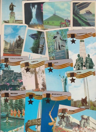 Цена за шт, Коллекция календарей 76шт -памятники разных городов времен 70х,80х,9. . фото 4