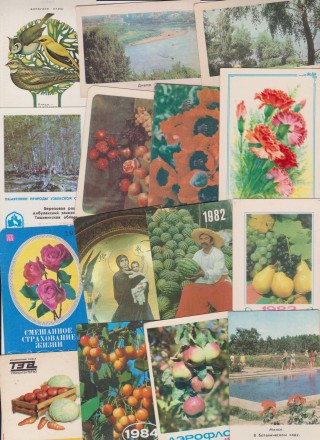 Коллекция времен СССР календари с природой 70х,80х,90х 2000х годов в наличие-70ш. . фото 3