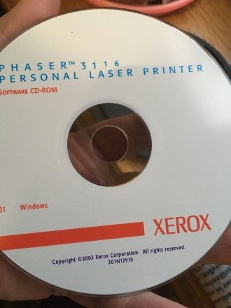 Драйвера для принтера Xerox Phaser 3116.
Диск рабочий не поцарапан, в хорошем с. . фото 2
