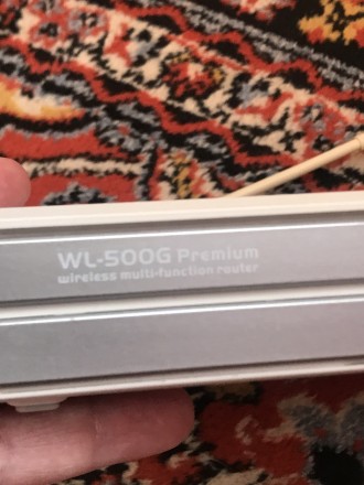 Рабочий бездротовий маршрутизатор (роутер) ASUS WL-500G Premium v2 з антеною. (н. . фото 7