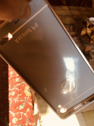 Чехол для телефона P7 p6 алюминиевая металлическая рамка и зеркальная акриловая . . фото 12