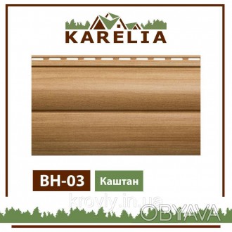 Длина: 3000 мм.Ширина: 226 мм.Толщина: 1,2 мм.Сайдинг Альта-Профиль Карелия ВН-3. . фото 1