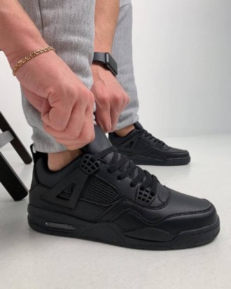 
 Обувь Джордан Ретро Черные - это сочетание стиля, комфорта и практичности.
Они. . фото 2