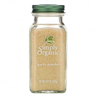 Чесночный порошок Simply Organic "Garlic Powder" - полезная, яркая по вкусу и ар. . фото 2