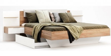 Двуспальная кровать Асти с комбинированным изголовьем – одна из наших самы. . фото 12